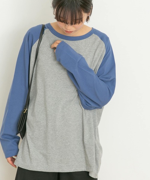 UR Lab.(アーバンリサーチラボ)の「ラグランビッグTシャツ(Tシャツ/カットソー・レディース・ブラック系その他/グリーン系その他/ブルー系その他/レッド系その他・FREE)」の13枚目の写真