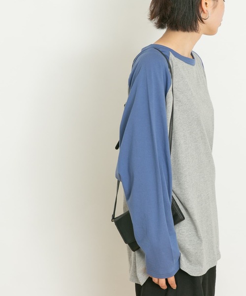 UR Lab.(アーバンリサーチラボ)の「ラグランビッグTシャツ(Tシャツ/カットソー・レディース・ブラック系その他/グリーン系その他/ブルー系その他/レッド系その他・FREE)」の14枚目の写真