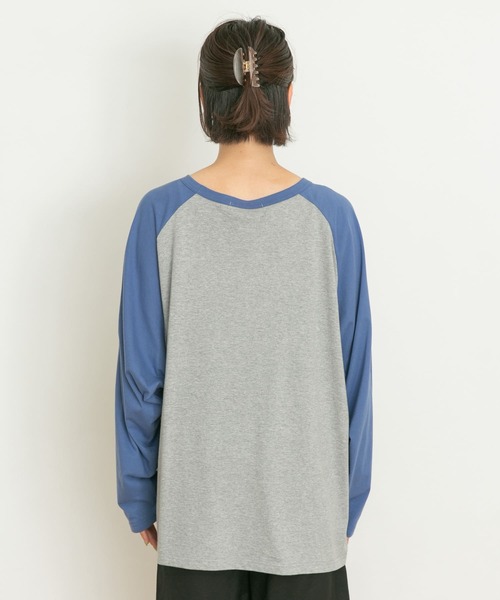 UR Lab.(アーバンリサーチラボ)の「ラグランビッグTシャツ(Tシャツ/カットソー・レディース・ブラック系その他/グリーン系その他/ブルー系その他/レッド系その他・FREE)」の19枚目の写真