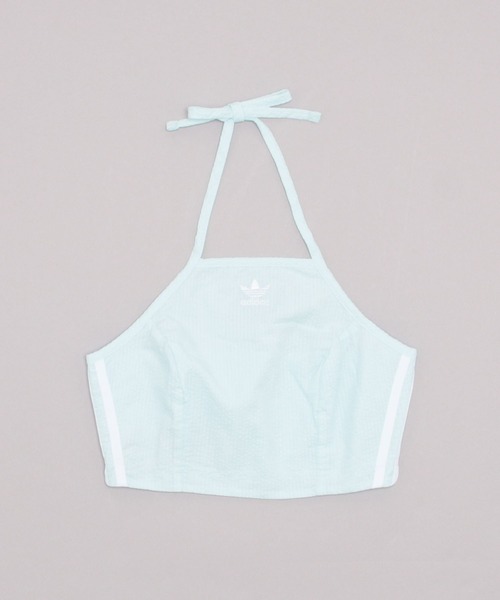 adidas（アディダス）の「アディカラー クラシックス ポプリン ホルターネックトップ / アディダスオリジナルス（レディース）（タンクトップ・レディース・ブルー・SMALL/MEDIUM/LARGE/X-LARGE/XX-LARGE/X-SMALL）」の13枚目の写真