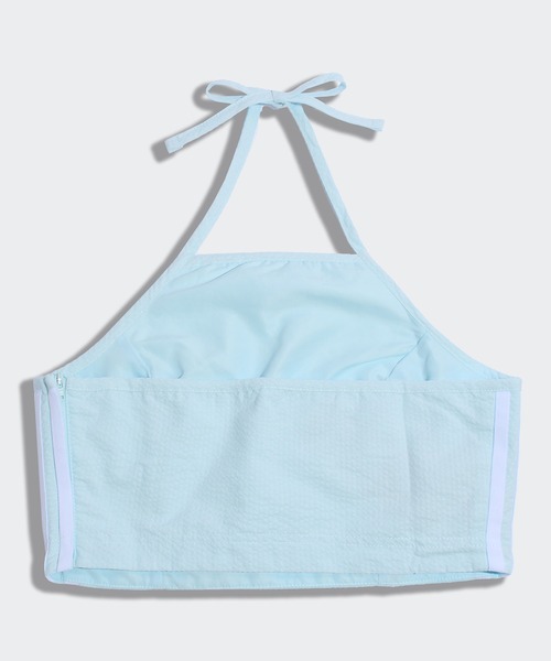 adidas（アディダス）の「アディカラー クラシックス ポプリン ホルターネックトップ / アディダスオリジナルス（レディース）（タンクトップ・レディース・ブルー・SMALL/MEDIUM/LARGE/X-LARGE/XX-LARGE/X-SMALL）」の9枚目の写真