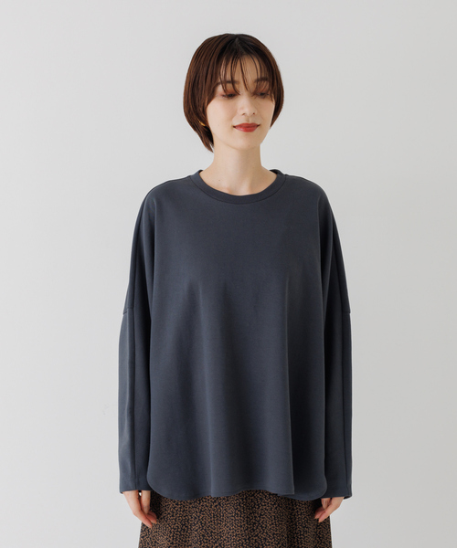 Rouge vif Anna（ルージュヴィフアンナ）の「ダンボールフォルムプルオーバー（スウェット・レディース・ホワイト/チャコールグレー/ベージュ・フリー）」の13枚目の写真