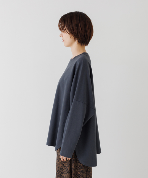 Rouge vif Anna（ルージュヴィフアンナ）の「ダンボールフォルムプルオーバー（スウェット・レディース・ホワイト/チャコールグレー/ベージュ・フリー）」の14枚目の写真