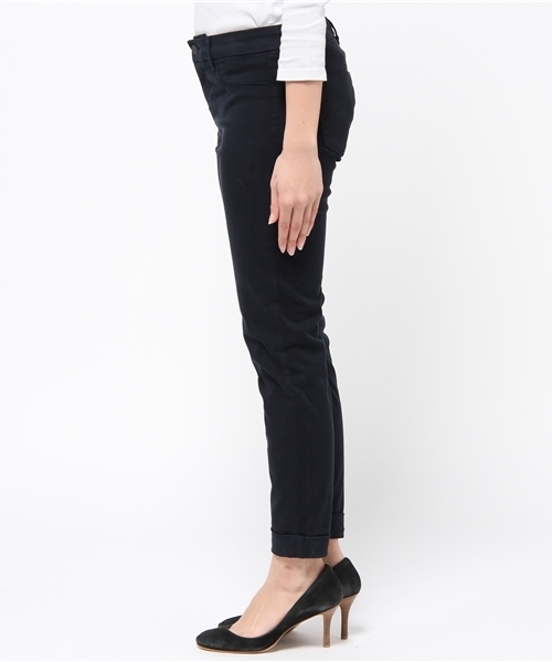 J BRAND（ジェイブランド）の「(J.BRAND) 8020V080 ANJA LUXE SATEEN CUFF CROP（その他パンツ・レディース・ブルー/グレー系その他/ブラック・23/24/22/26/27/25）」の8枚目の写真