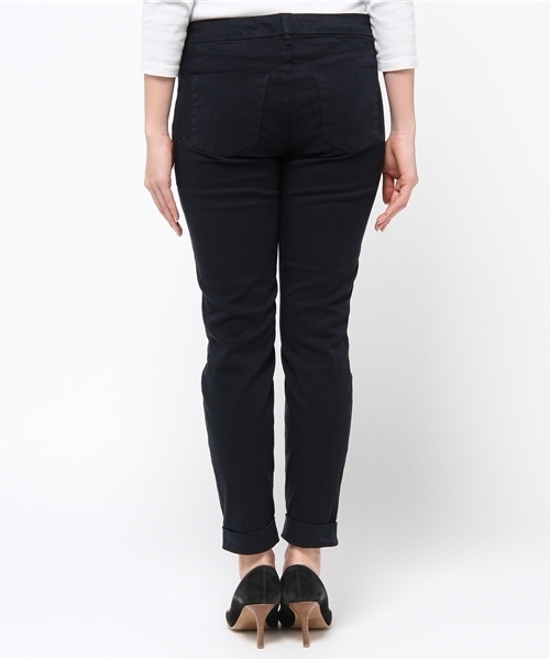 J BRAND（ジェイブランド）の「(J.BRAND) 8020V080 ANJA LUXE SATEEN CUFF CROP（その他パンツ・レディース・ブルー/グレー系その他/ブラック・23/24/22/26/27/25）」の7枚目の写真