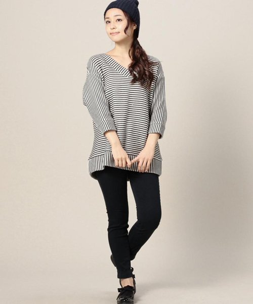 J BRAND（ジェイブランド）の「(J.BRAND) 8020V080 ANJA LUXE SATEEN CUFF CROP（その他パンツ・レディース・ブルー/グレー系その他/ブラック・23/24/22/26/27/25）」の15枚目の写真