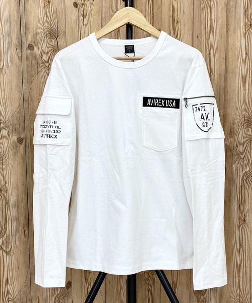 フェイドウォッシュ 長袖 ファティーグ Tシャツ（Tシャツ/カットソー）｜AVIREX（アヴィレックス）