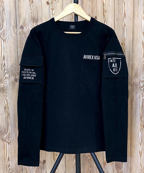フェイドウォッシュ 長袖 ファティーグ Tシャツ（Tシャツ/カットソー）｜AVIREX（アヴィレックス）