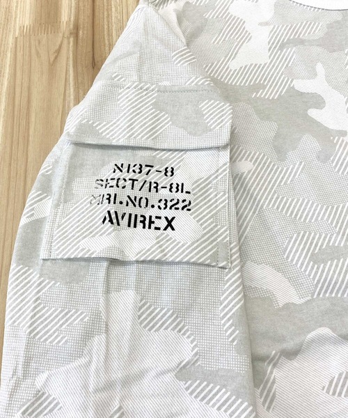 フェイドウォッシュ 長袖 ファティーグ Tシャツ（Tシャツ/カットソー）｜AVIREX（アヴィレックス）