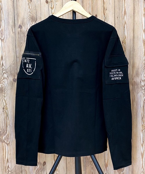 フェイドウォッシュ 長袖 ファティーグ Tシャツ（Tシャツ/カットソー）｜AVIREX（アヴィレックス）