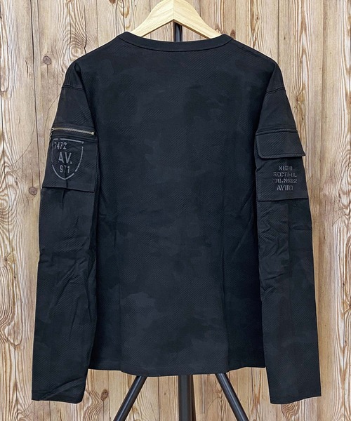 フェイドウォッシュ 長袖 ファティーグ Tシャツ（Tシャツ/カットソー）｜AVIREX（アヴィレックス）