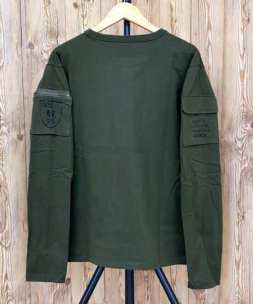 フェイドウォッシュ 長袖 ファティーグ Tシャツ（Tシャツ/カットソー）｜AVIREX（アヴィレックス）