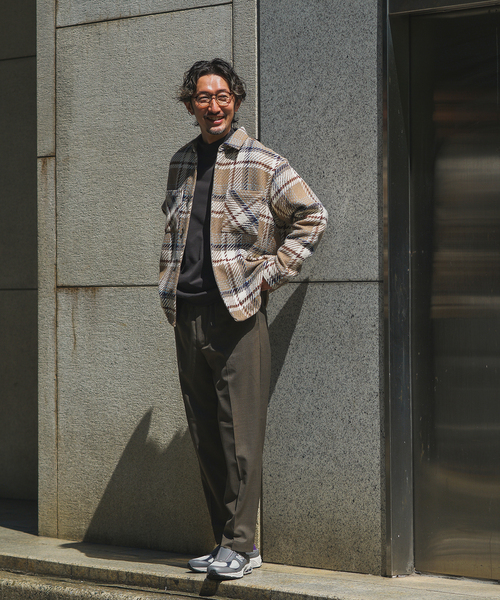 EDIFICE（エディフィス）の「"E"TROUSERS（E-3） ツイル テーパード イージーパンツ（スラックス・メンズ・ブラック/ベージュ/カーキ・SMALL/MEDIUM/LARGE）」の5枚目の写真