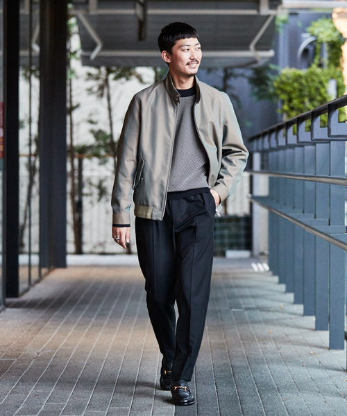 EDIFICE（エディフィス）の「"E"TROUSERS（E-3） ツイル テーパード イージーパンツ（スラックス・メンズ・ブラック/ベージュ/カーキ・SMALL/MEDIUM/LARGE）」の7枚目の写真