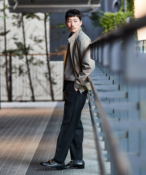 EDIFICE（エディフィス）の「"E"TROUSERS（E-3） ツイル テーパード イージーパンツ（スラックス・メンズ・ブラック/ベージュ/カーキ・SMALL/MEDIUM/LARGE）」の8枚目の写真