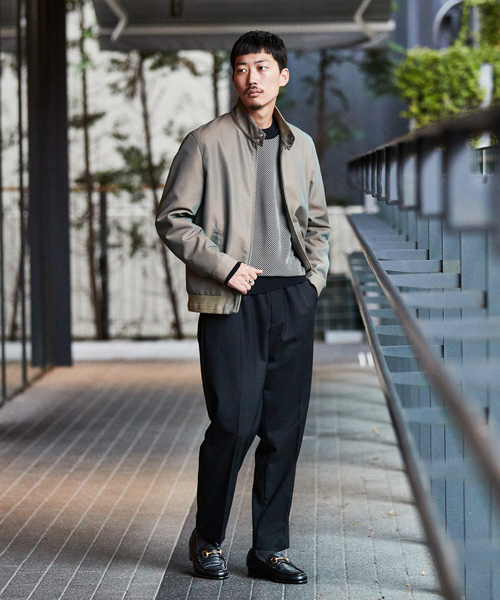 EDIFICE（エディフィス）の「"E"TROUSERS（E-3） ツイル テーパード イージーパンツ（スラックス・メンズ・ブラック/ベージュ/カーキ・SMALL/MEDIUM/LARGE）」の9枚目の写真