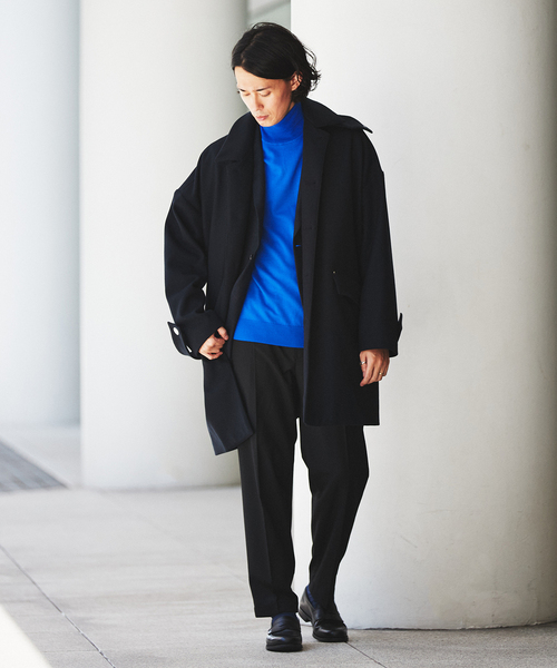 EDIFICE（エディフィス）の「"E"TROUSERS（E-3） ツイル テーパード イージーパンツ（スラックス・メンズ・ブラック/ベージュ/カーキ・SMALL/MEDIUM/LARGE）」の12枚目の写真