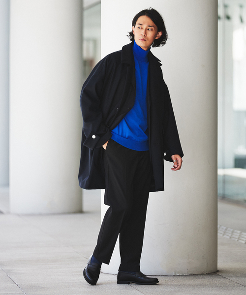 EDIFICE（エディフィス）の「"E"TROUSERS（E-3） ツイル テーパード イージーパンツ（スラックス・メンズ・ブラック/ベージュ/カーキ・SMALL/MEDIUM/LARGE）」の13枚目の写真