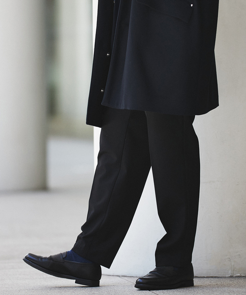 EDIFICE（エディフィス）の「"E"TROUSERS（E-3） ツイル テーパード イージーパンツ（スラックス・メンズ・ブラック/ベージュ/カーキ・SMALL/MEDIUM/LARGE）」の16枚目の写真