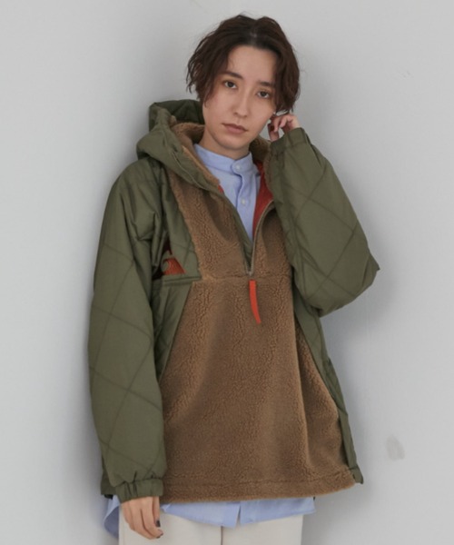 ［GERRY］HALF ZIP QUILTING BOA JK