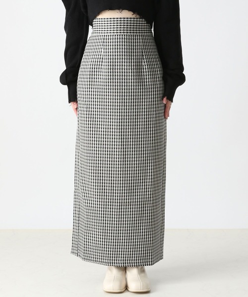 Heather（ヘザー）の「バックスリットIラインスカート　166083（スカート・レディース・ブラック/アイボリー/ブラック系その他・S/M）」の12枚目の写真
