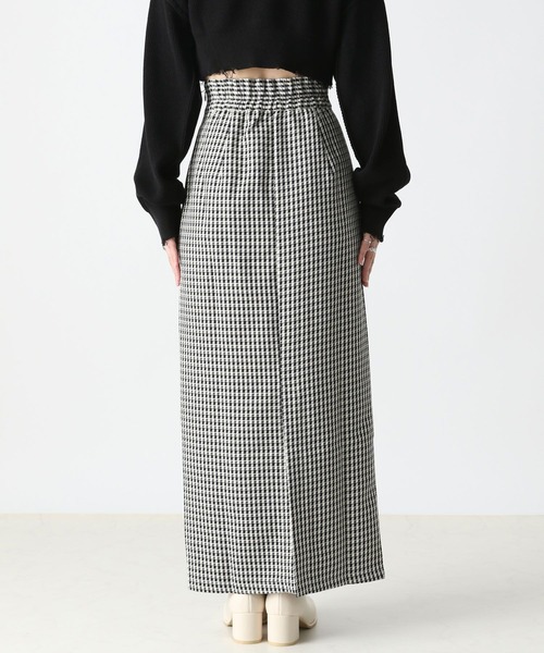 Heather（ヘザー）の「バックスリットIラインスカート　166083（スカート・レディース・ブラック/アイボリー/ブラック系その他・S/M）」の14枚目の写真