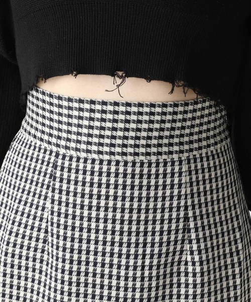 Heather（ヘザー）の「バックスリットIラインスカート　166083（スカート・レディース・ブラック/アイボリー/ブラック系その他・S/M）」の17枚目の写真