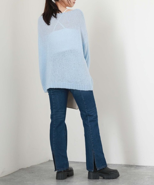 archives（アルシーヴ）の「センターシームデニム（デニムパンツ・レディース・ブルー/ブラック・SMALL/MEDIUM）」の8枚目の写真