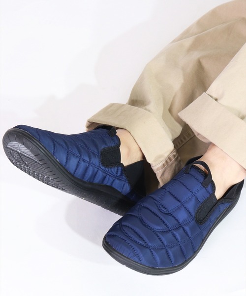 GERRY（ジェリー）の「(AC)【GERRY】【家族で履こうっ！】かかとが踏める キャンプ スリッポン（スリッポン・メンズ・ブラック/カーキ/ネイビー系/カモフラージュ/ネイビー系1/コバルトブルー/ブルーグリーン/ターメリック/ネイビー/ブラック系/ダークインディゴブルー・MEDIUM/LARGE/X-LARGE）」の5枚目の写真