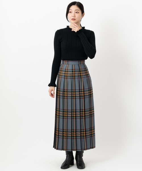 ONeil of Dublin オールプリーツマキシ キルトスカート 93cm