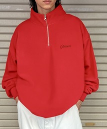 Snap club | 【Snap club】ハーフジップフリースプルオーバー(スウェット)