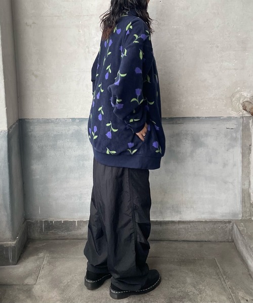 Snap club】ハーフジップフリースプルオーバー（スウェット）｜Snap