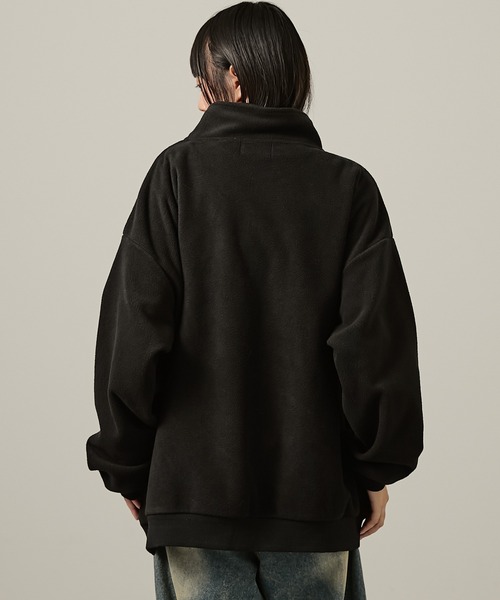 Snap club】ハーフジップフリースプルオーバー（スウェット）｜Snap