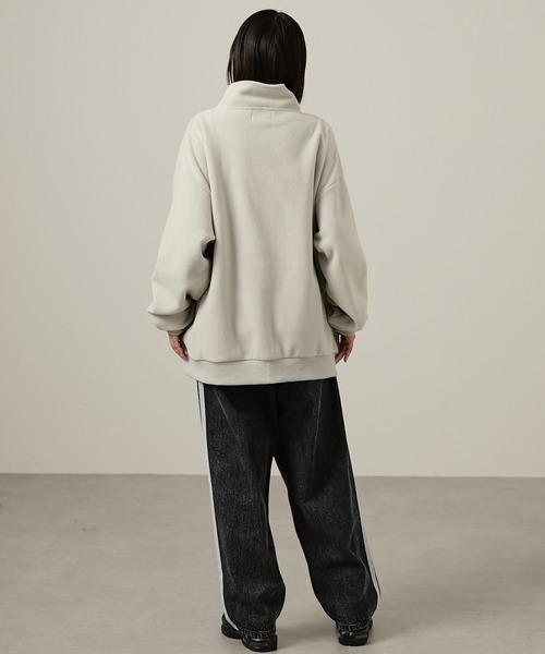 Snap club】ハーフジップフリースプルオーバー（スウェット）｜Snap