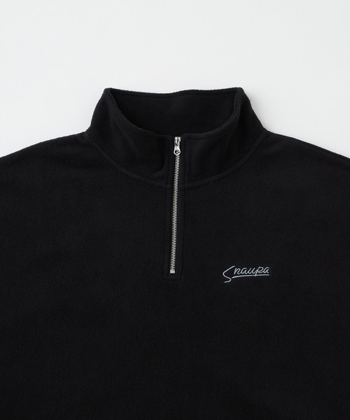 Snap club（スナップクラブ）の「【Snap club】ハーフジップフリースプルオーバー（スウェット・レディース・ピンク系/ブラック/ブルー/イエロー/レッド/グリーン/ライトグレー/オレンジ/ライトブルー/ピンク/ネイビー系/ベージュ系/ダークネイビー/ブラック系・XL/M/L）」の19枚目の写真