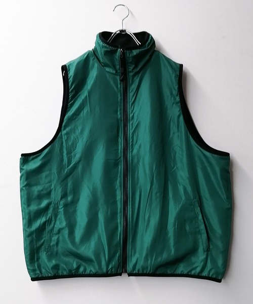 Starting Over（スターティングオーバー）の「マイクロフリースリバーシブル配色ベスト（ベスト・メンズ・ブラック/グリーン/モカ/オートミール・M/L/XL）」の10枚目の写真