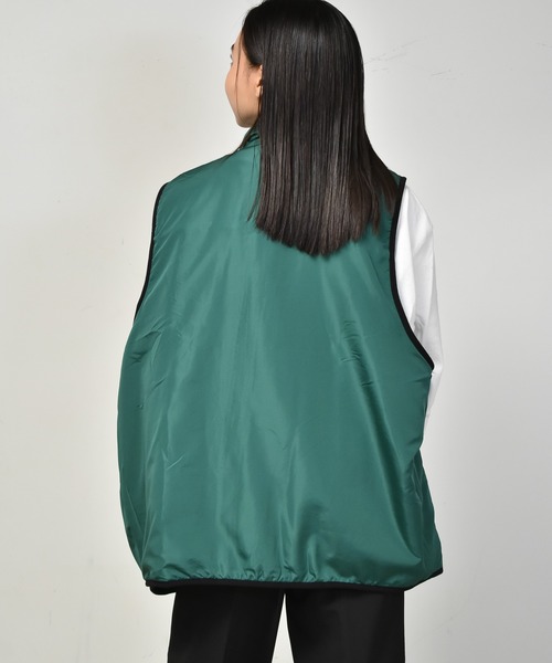 Starting Over（スターティングオーバー）の「マイクロフリースリバーシブル配色ベスト（ベスト・メンズ・ブラック/グリーン/モカ/オートミール・M/L/XL）」の16枚目の写真