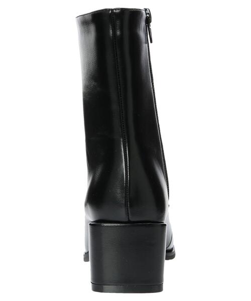 Green　Parks（グリーンパークス）の「・rich blue スクエアトウショートブーツ（ブーツ・レディース・ブラック・LL/S/M/L）」の9枚目の写真