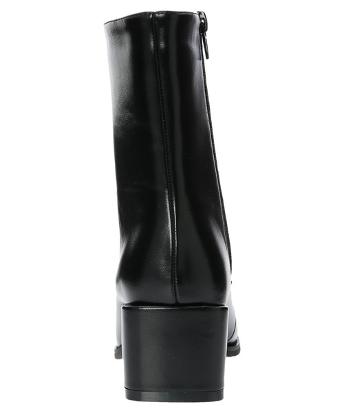 Green　Parks（グリーンパークス）の「・rich blue スクエアトウショートブーツ（ブーツ・レディース・ブラック・LL/S/M/L）」の7枚目の写真