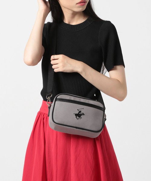 BEVERLY HILLS POLO CLUB(ビバリーヒルズポロクラブ)の「【BEVERLY HILLS POLO CLUB】キャンバスショルダーバッグ BH1009N(ショルダーバッグ・レディース・アイボリー/アイボリー系/アイボリー系1/ネイビー/ブラック/グレー・FREE)」の22枚目の写真