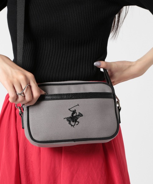BEVERLY HILLS POLO CLUB(ビバリーヒルズポロクラブ)の「【BEVERLY HILLS POLO CLUB】キャンバスショルダーバッグ BH1009N(ショルダーバッグ・レディース・アイボリー/アイボリー系/アイボリー系1/ネイビー/ブラック/グレー・FREE)」の21枚目の写真
