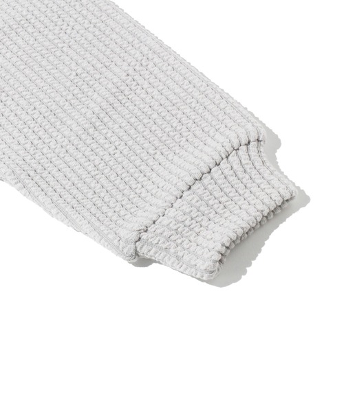 one way（ワンウェイ）の「ハーフジップリブトップス（Tシャツ/カットソー・レディース・ライトグレー/ブラック/ライトブルー/パープル・FREE）」の6枚目の写真