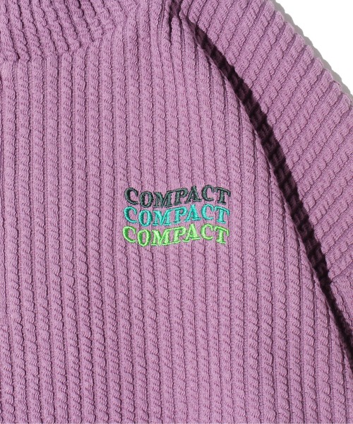 one way（ワンウェイ）の「ハーフジップリブトップス（Tシャツ/カットソー・レディース・ライトグレー/ブラック/ライトブルー/パープル・FREE）」の13枚目の写真