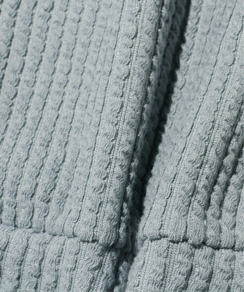 one way（ワンウェイ）の「ハーフジップリブトップス（Tシャツ/カットソー・レディース・ライトグレー/ブラック/ライトブルー/パープル・FREE）」の18枚目の写真