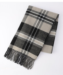 【リバーシブル】 パイピング ポンチョストール