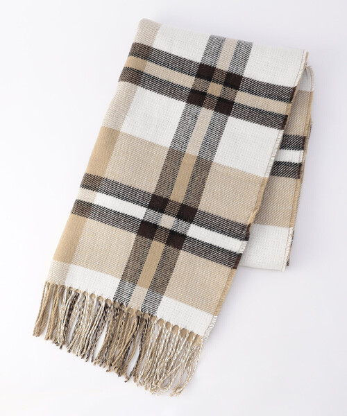 MONO　COMME CA（モノコムサ）の「【リバーシブル】　パイピング　ポンチョストール（ストール/ショール・レディース・ブラック系/ベージュ/ブラウン・FREE）」の16枚目の写真