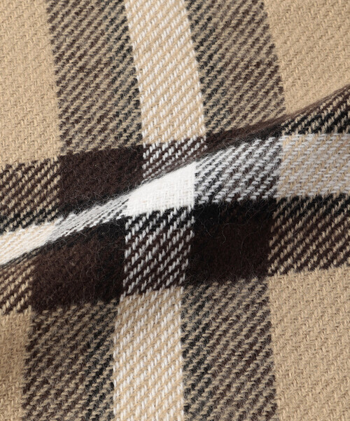 MONO　COMME CA（モノコムサ）の「【リバーシブル】　パイピング　ポンチョストール（ストール/ショール・レディース・ブラック系/ベージュ/ブラウン・FREE）」の15枚目の写真