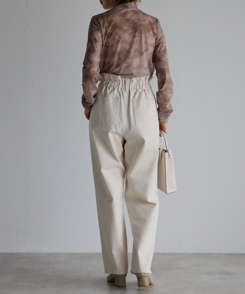 amini(アミニ)の「【2022 A/W】ハイネックシアーインナー(Tシャツ/カットソー・レディース・オレンジ/ピンク/ブルー/グレイッシュベージュ・MEDIUM)」の9枚目の写真