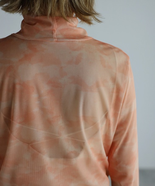 amini(アミニ)の「【2022 A/W】ハイネックシアーインナー(Tシャツ/カットソー・レディース・オレンジ/ピンク/ブルー/グレイッシュベージュ・MEDIUM)」の16枚目の写真