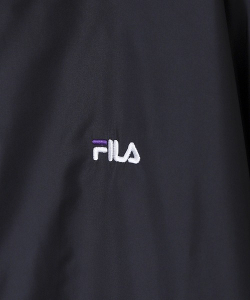 FILA（フィラ）の「【FILA】 ワンポイント ロゴ 刺繍 パイピング ルーズシルエット トラックジャケット（ブルゾン・メンズ・グリーン/ブラック/ブラウン・LARGE/MEDIUM/X-LARGE）」の9枚目の写真